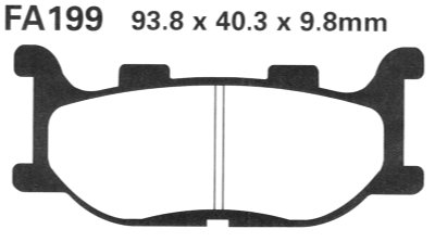 накладки NAGANO FA199